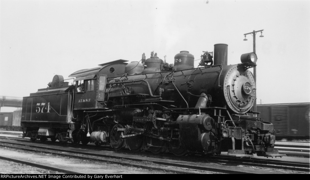 ATSF 0-8-0 #574 - Atchison, Topeka & Santa Fe